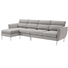 Convertible Sectional Sofa Couch L Shape Furniture Couch with Reversible Chaise Left/Right