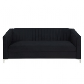 Mid Century Velvet Sofa 2-3 Seater Modern Couch Loveseat Sofa for Living Room