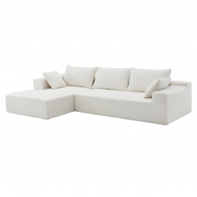 Modular Sectional Living Room Sofa Set Modern L-Shape Couch Upholstered Sleeper Sofa for Living Room