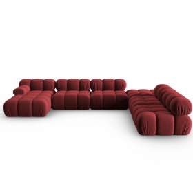 7 Seater Modular Sofa L-Shaped Sectional Sofas Couches with Reversible Chaise Ottoman