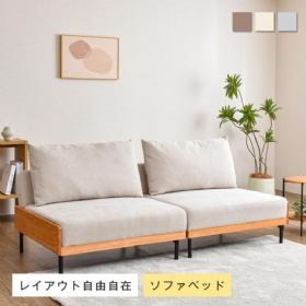 Multifunctional Two-seater Sofa Bed with 5-way Design Separate Modular Sofa Bed Couch Low Sofa