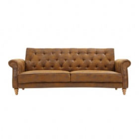 Clic Clac Sofa Bed , Mid-Century Upholstered Fabric Tufted Sofa For Living Room, Bedroom, Apartment