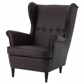 High Back Wing Chair Modern Armchair