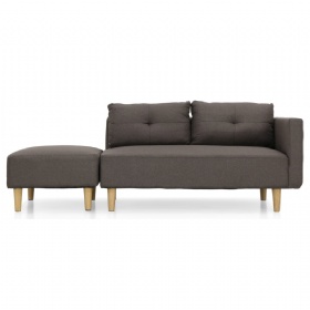 Corner Sofa with Ottoman Sectional Couch