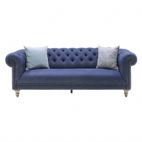 Large Sofa, Modern 3 Seater Couch Furniture, Three-seat Sofa Classic Tufted Chesterfield Settee Sofa Tufted Back for Living Room