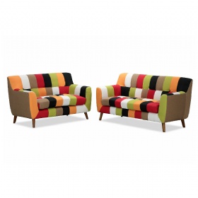 Modern Patchwork sofa 2 Seater 3 Seater