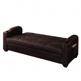 3-seater Convertible Leather Sofa Bed