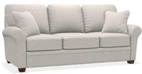 Natalie Oyster Queen Sleep Sofa with Flared Rolled Arms